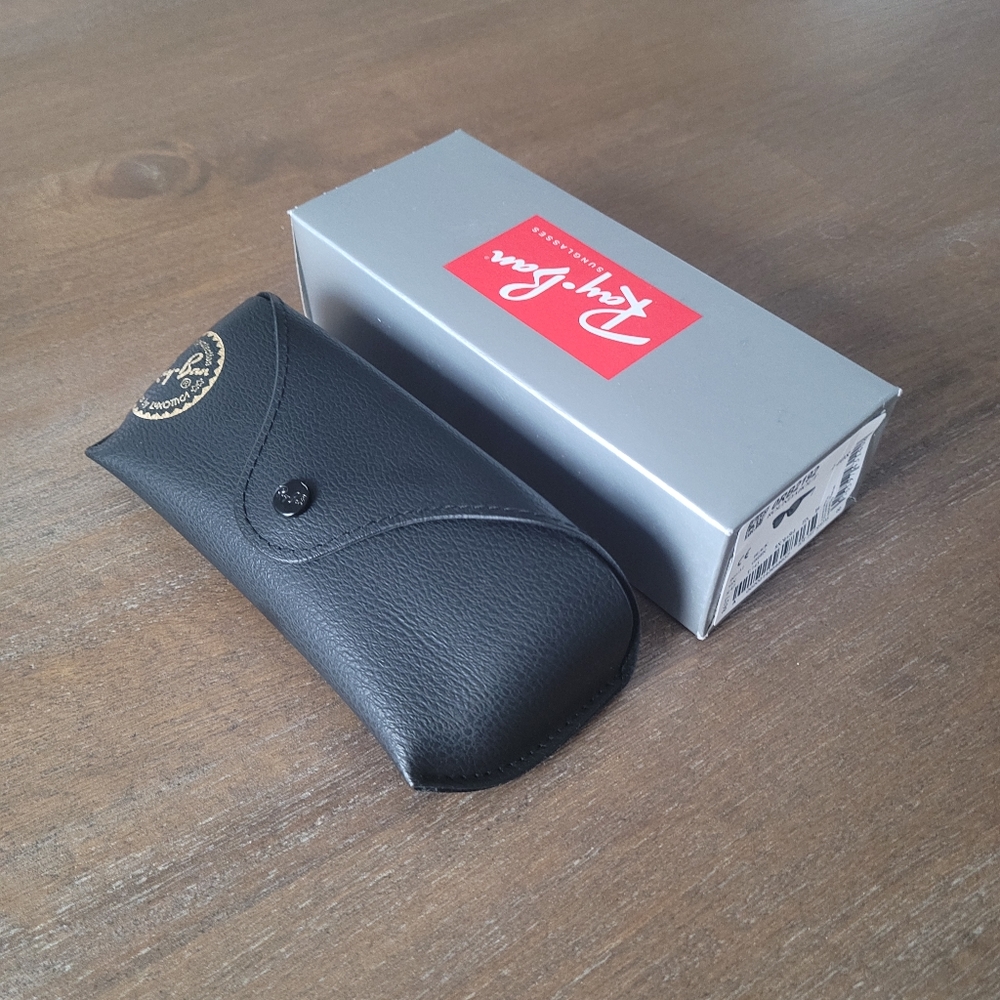 * SOLD NWT RAYBAN ROUNDABOUT BLACK - Picture 7 of 9